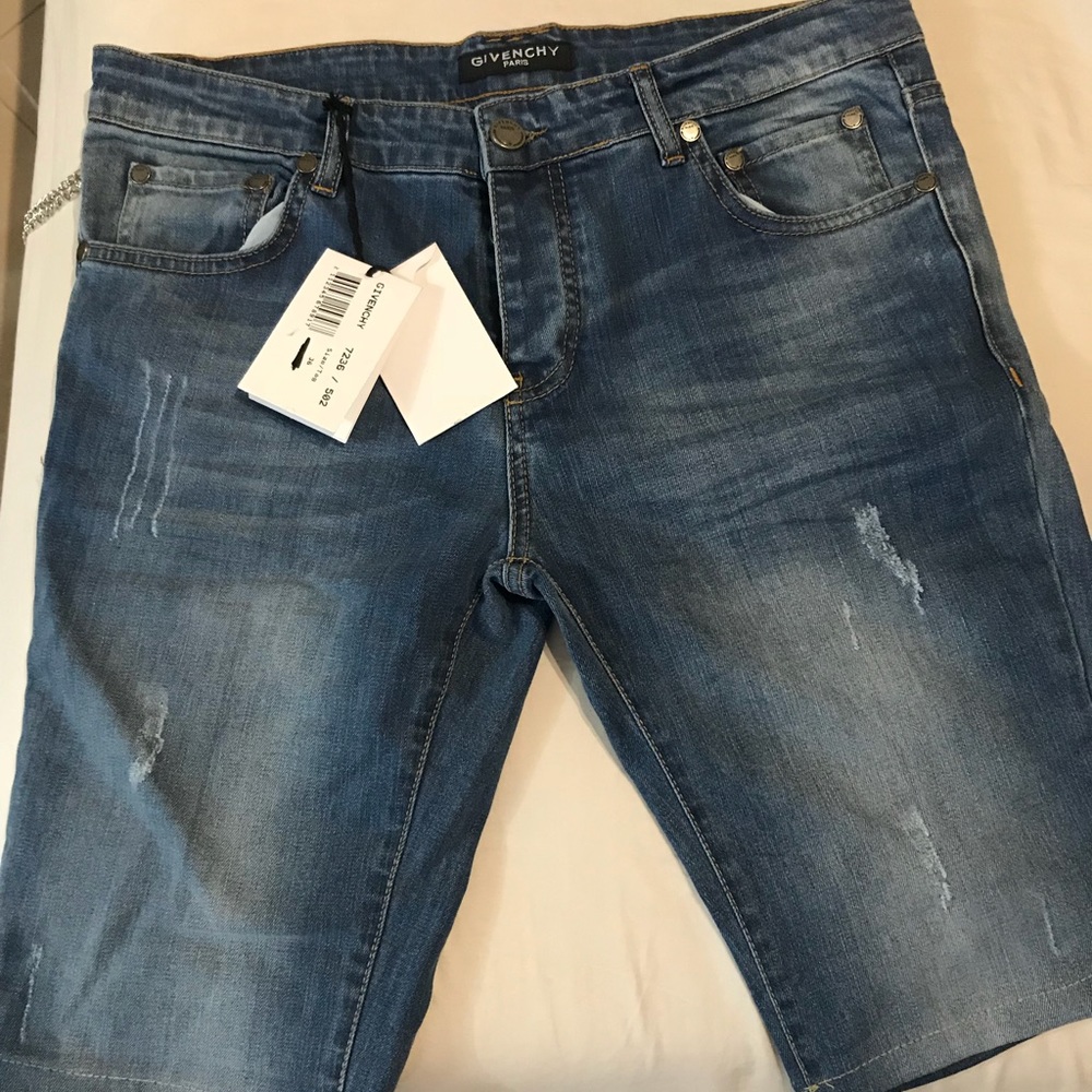 Men’s Givenchy jean shorts